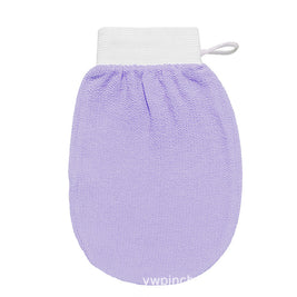 Exfoliating bath gloves