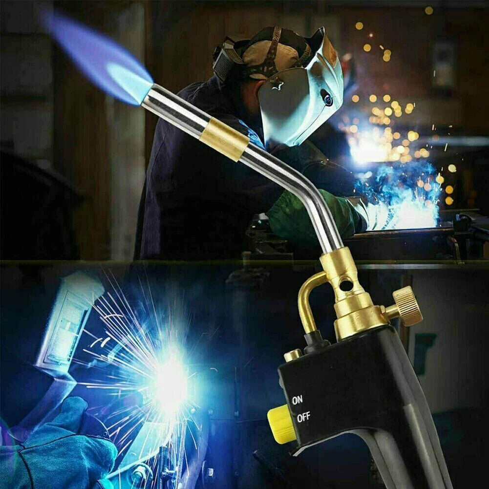 Propane Torch Head High Intensity Mapp Trigger Start Gas Torch Soldering Kit
