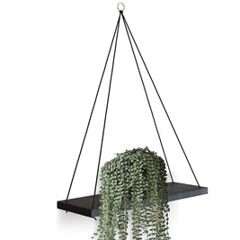 1PC Hanging Shelves for Wall- Hanging Plant Shelf - Rope Floating Shelf Wall Decor Bedroom