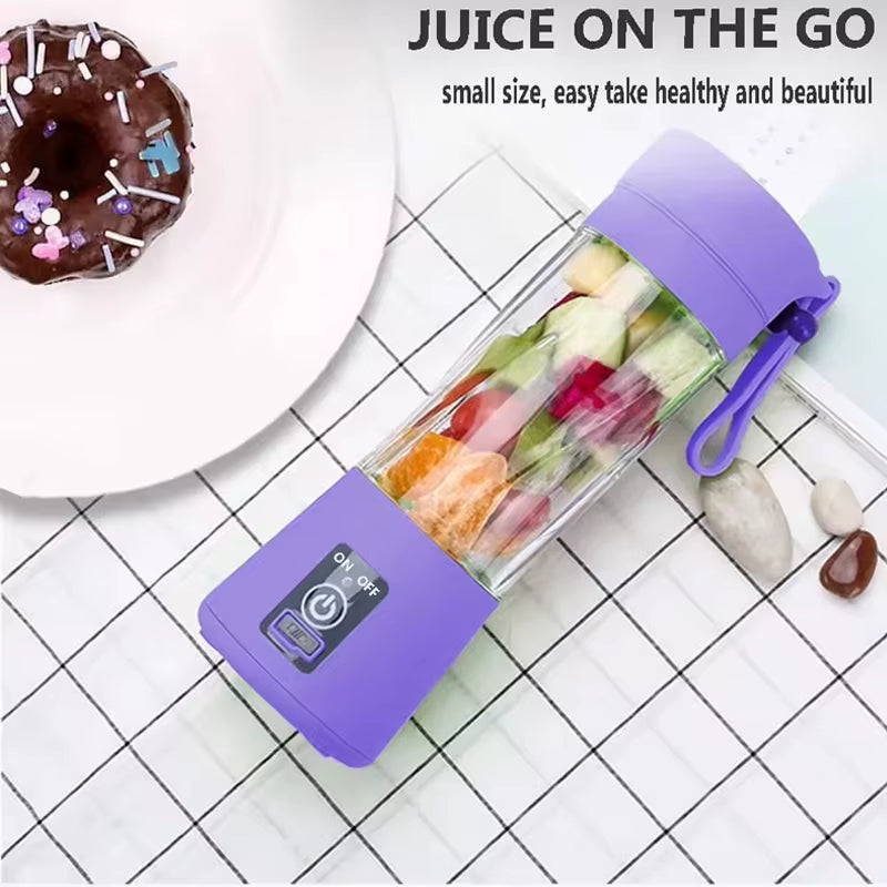 Portable Electric Juicer Blender Cup – Mini Smoothie & Milkshake Maker