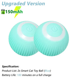 Smart Interactive Cat Toy Ball – Automatic Electric Rolling Ball for Active Cats