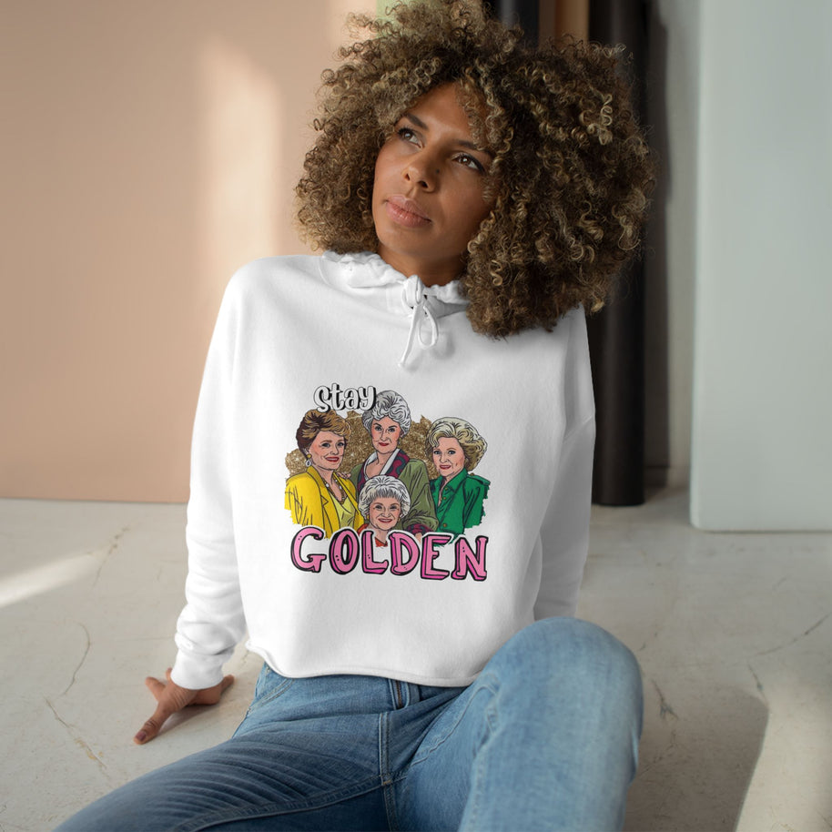 Stay Golden Golden Girls Crop Hoodie