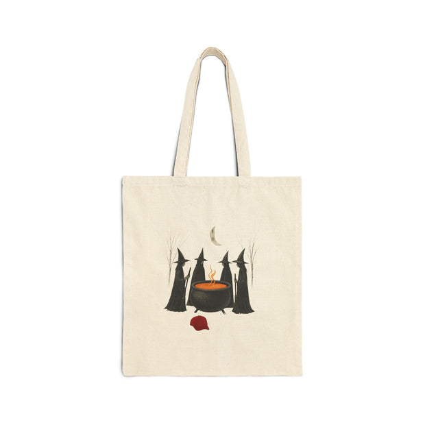 Witchy Tote Bag, Halloween Cauldron Tote, Witches Get it done!