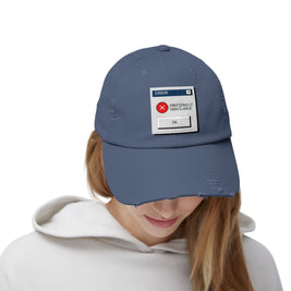 Unisex Distressed Cap Emotionally Unavailable
