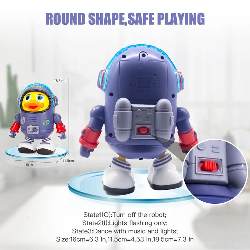 Dancing Baby Duck Toy – Musical Light-Up Interactive Toy for Kids & Infants