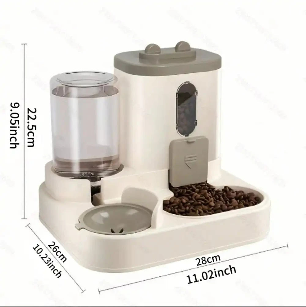 Automatic Cat Feeder Water Dispenser