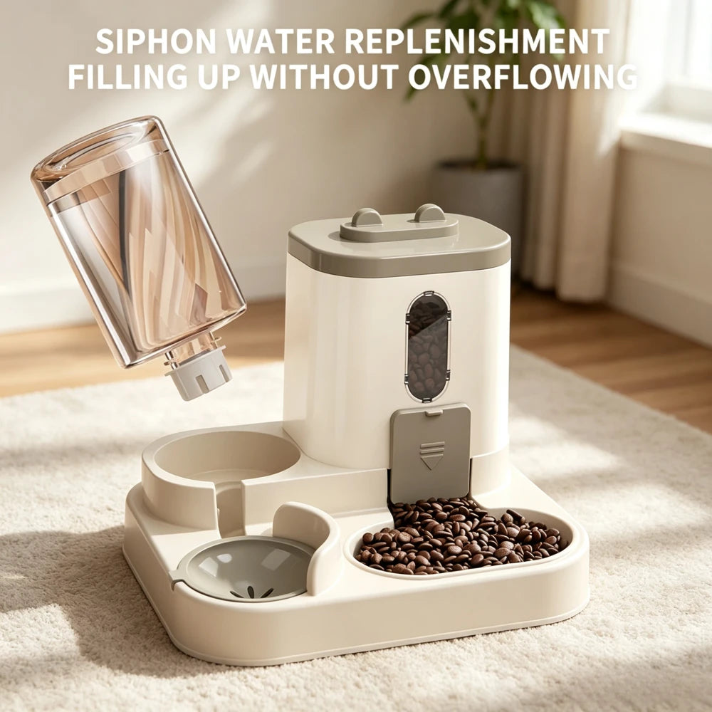Automatic Cat Feeder Water Dispenser