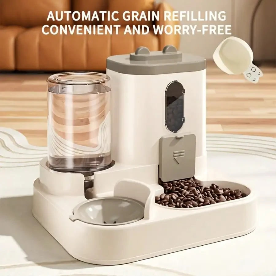 Automatic Cat Feeder Water Dispenser