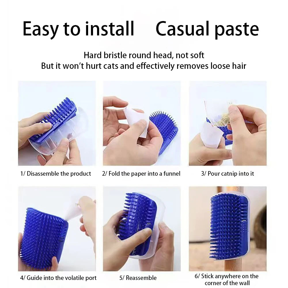 Pet Self Grooming Catnip Massage Comb