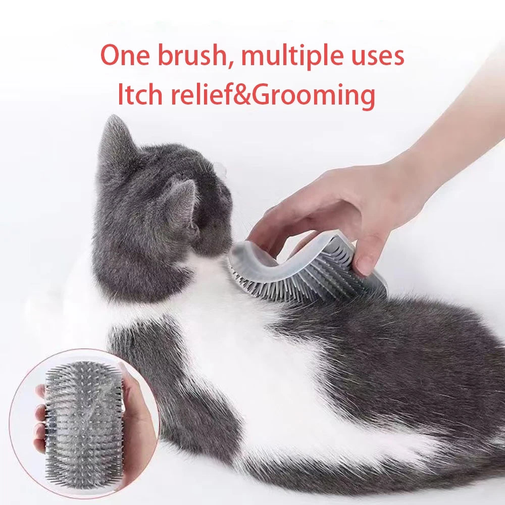 Pet Self Grooming Catnip Massage Comb