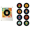 Christmas NFC Music Player Vinyl Record Fridge Magnet LED Night Light