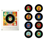 Christmas NFC Music Player Vinyl Record Fridge Magnet LED Night Light