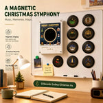 Christmas NFC Music Player Vinyl Record Fridge Magnet LED Night Light