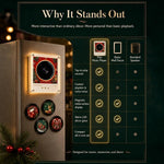 Christmas Magnetic Vinyl Music Player