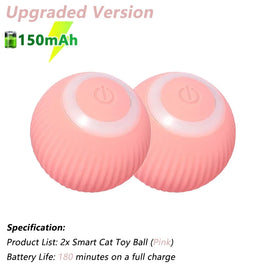 Smart Interactive Cat Toy Ball – Automatic Electric Rolling Ball for Active Cats