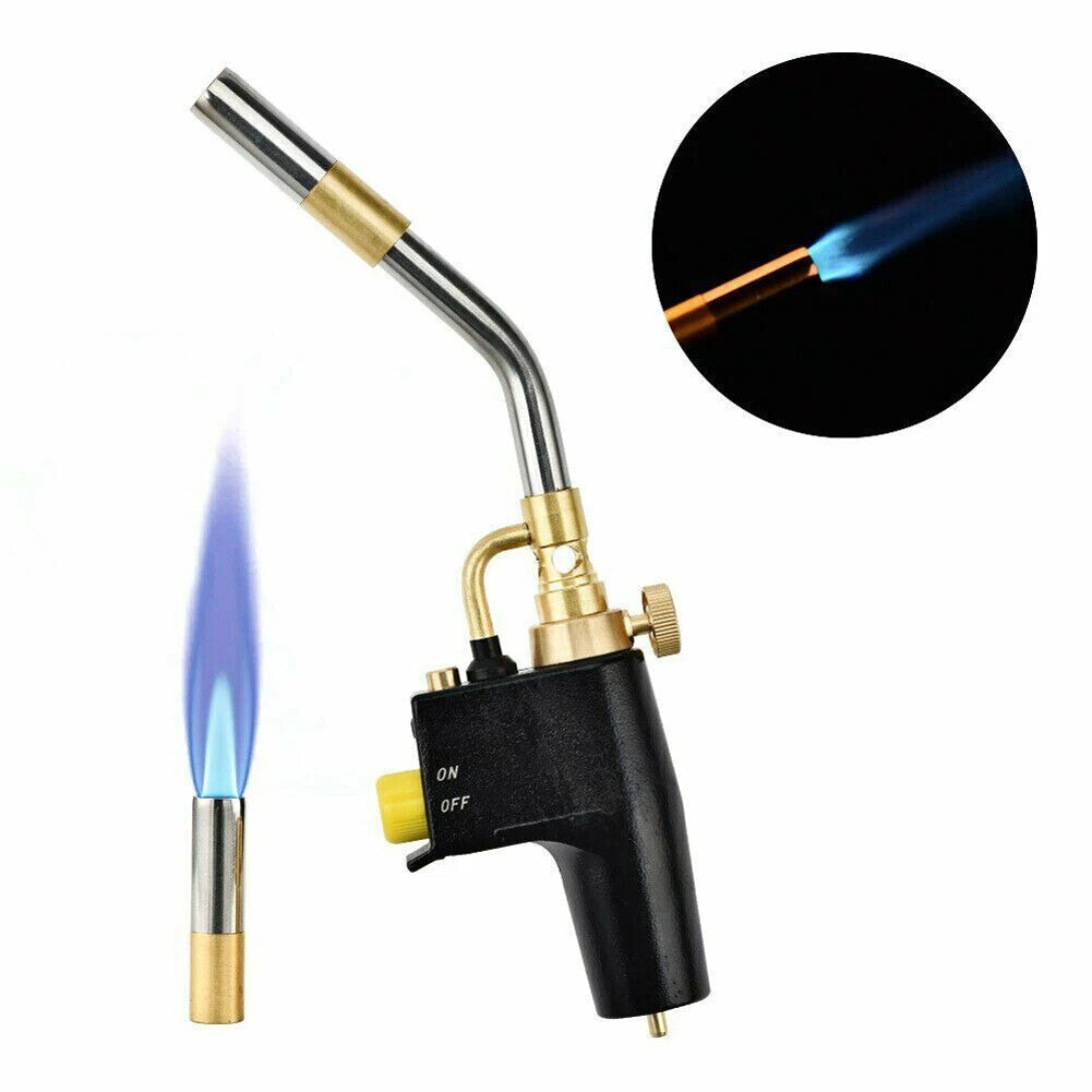 Propane Torch Head High Intensity Mapp Trigger Start Gas Torch Soldering Kit