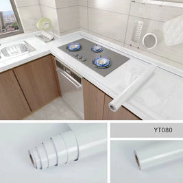 40CM Marble Self-Adhesive Wallpaper – Waterproof Oil-Proof Kitchen Wall Decor