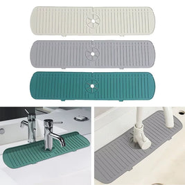 Silicone Faucet Mat – Large Sink Splash Pad & Countertop Protector