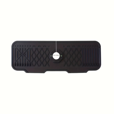 Silicone Faucet Splash Guard – Sink Drip Catcher Tray & Splash Pad