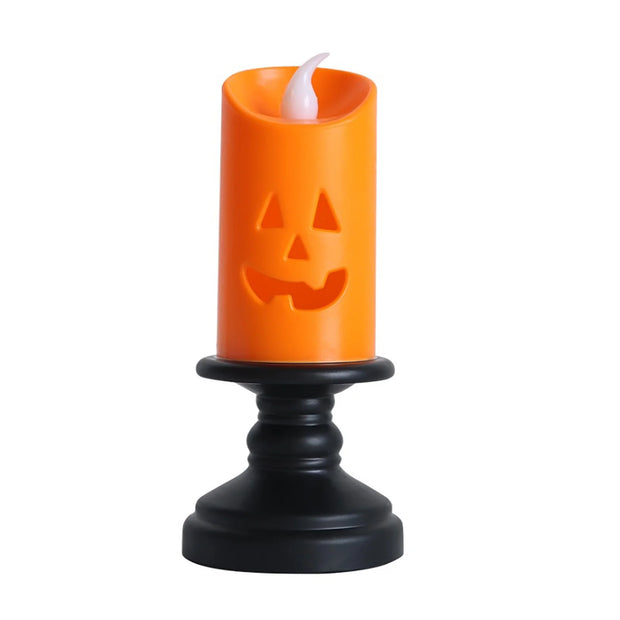 Halloween Pumpkin Lights Halloween LED Candle Light Halloween Decoration Pum-Pkin Lantern Pumpkin Decorations