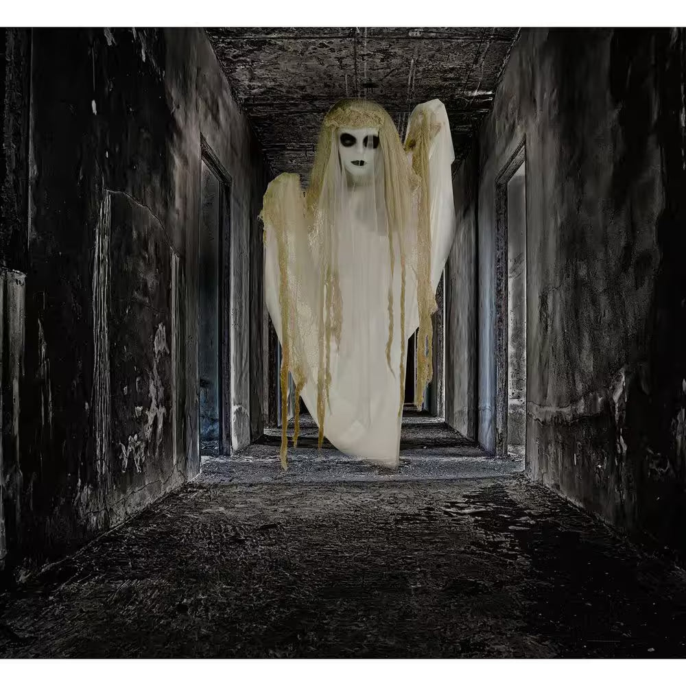 47.2 In. Animatronic Ghost Bride Halloween Decoration