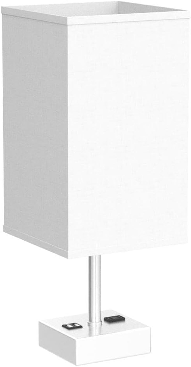 Touch Control Bedside Lamp – 3-Way Dimmable Nightstand Lamp with USB Ports