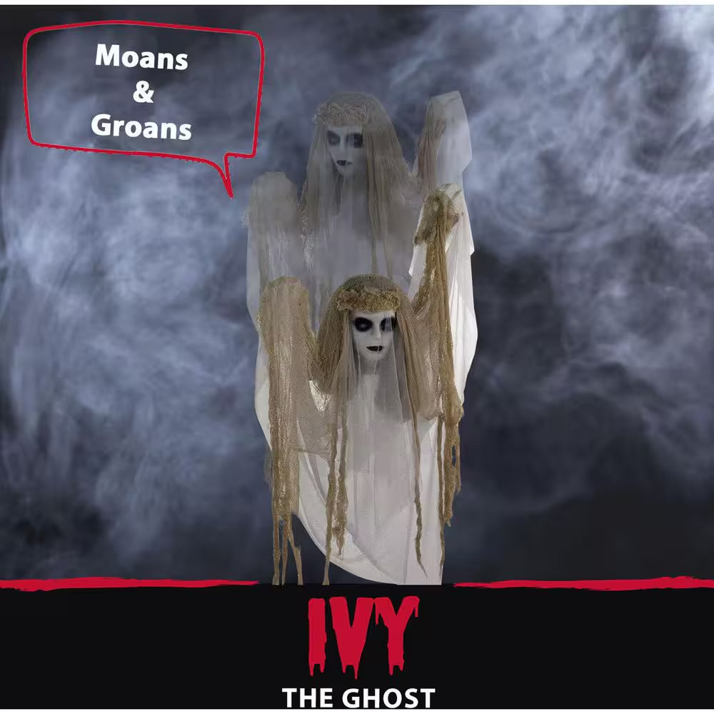47.2 In. Animatronic Ghost Bride Halloween Decoration