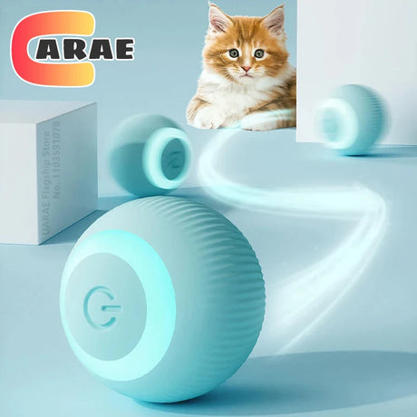 Smart Interactive Cat Toy Ball – Automatic Electric Rolling Ball for Active Cats