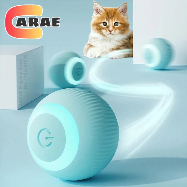 Smart Interactive Cat Toy Ball – Automatic Electric Rolling Ball for Active Cats