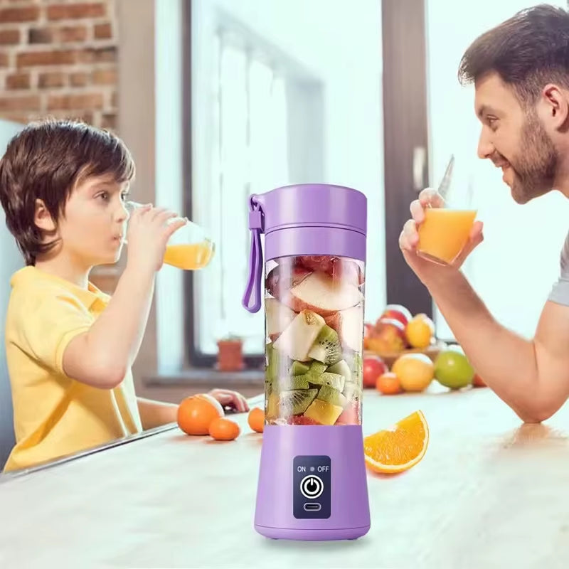 Portable Electric Juicer Blender Cup – Mini Smoothie & Milkshake Maker