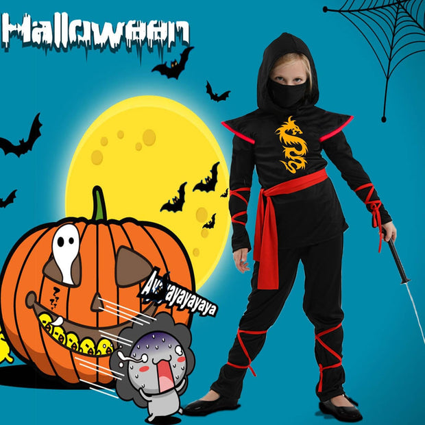 Kids Ninja Costumes Halloween Ninja Costume Set Luxury Ninjas Suits for Halloween Cosplay Dress Up