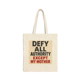 Cotton Canvas Tote Bag