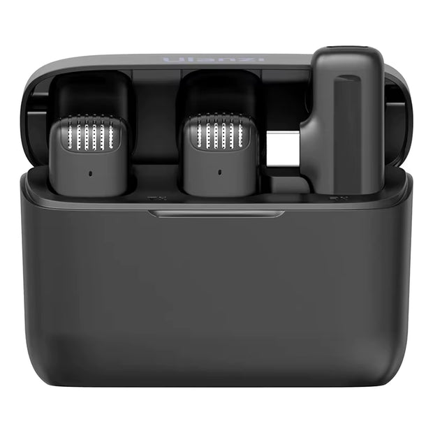 J12 Wireless Lavalier Microphone – Mini Lapel Mic for iPhone & Android