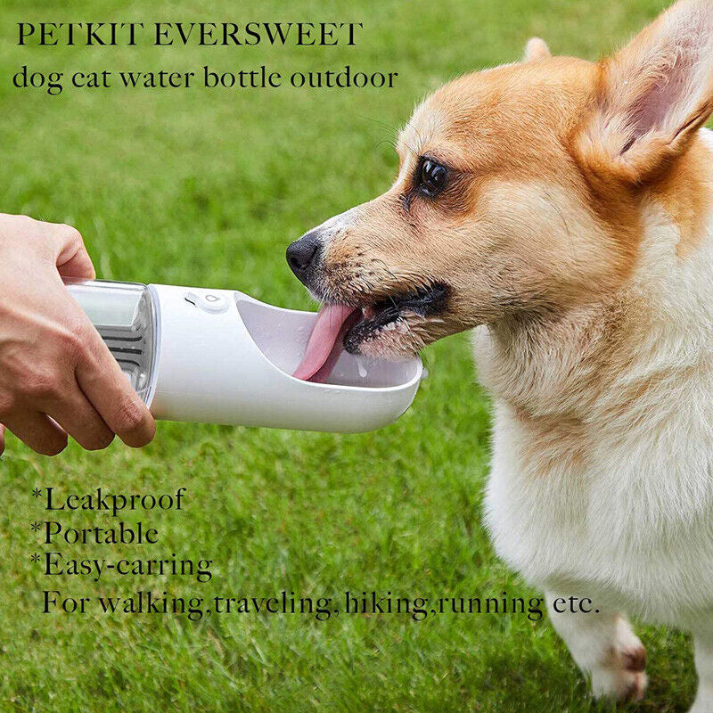 PETKIT Portable Dog Water Bottle – 400ML Travel Pet Hydration Dispenser