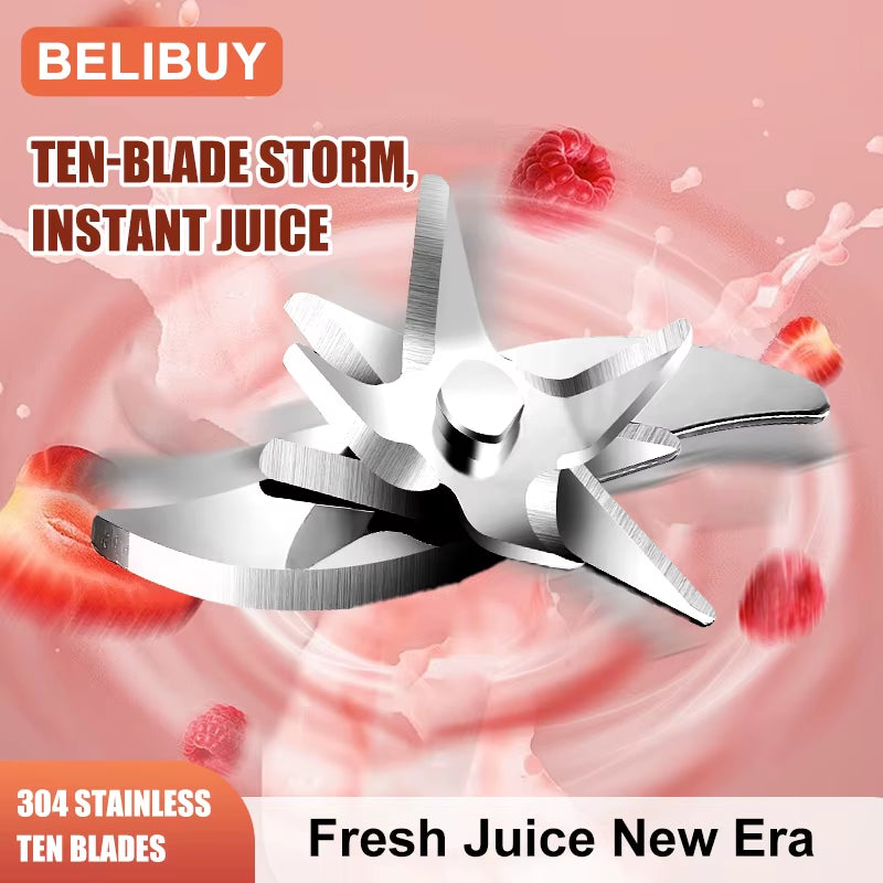 530ML Portable Electric Juicer Blender – USB Rechargeable Smoothie & Fruit Mixer Cup