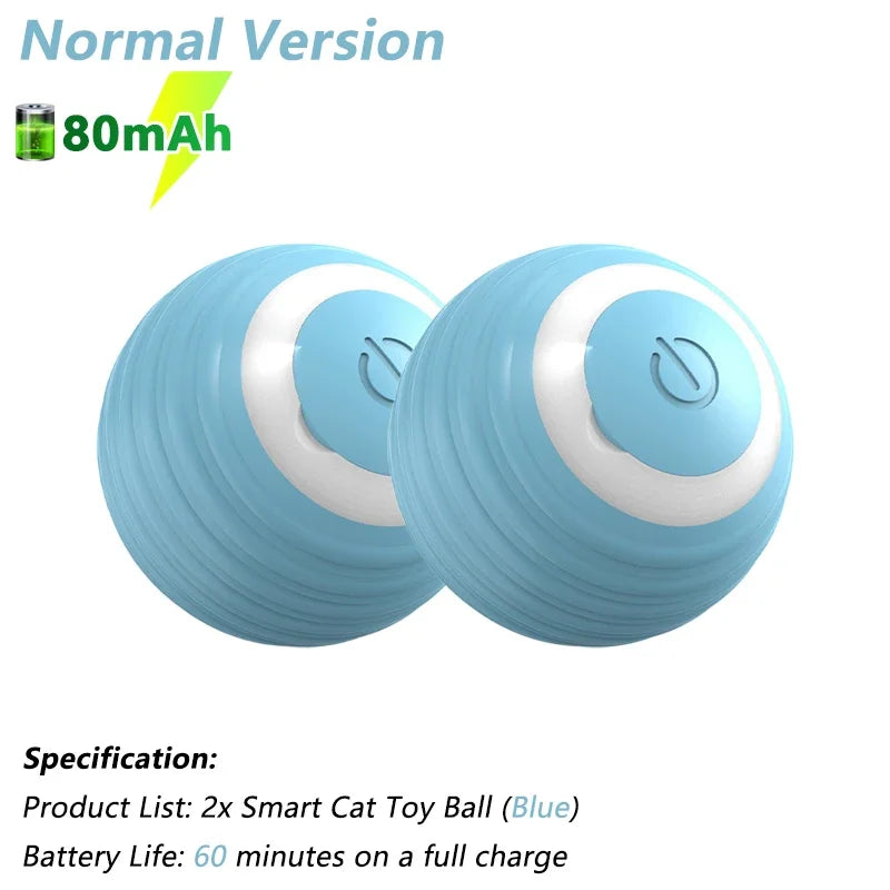 Smart Interactive Cat Toy Ball – Automatic Electric Rolling Ball for Active Cats