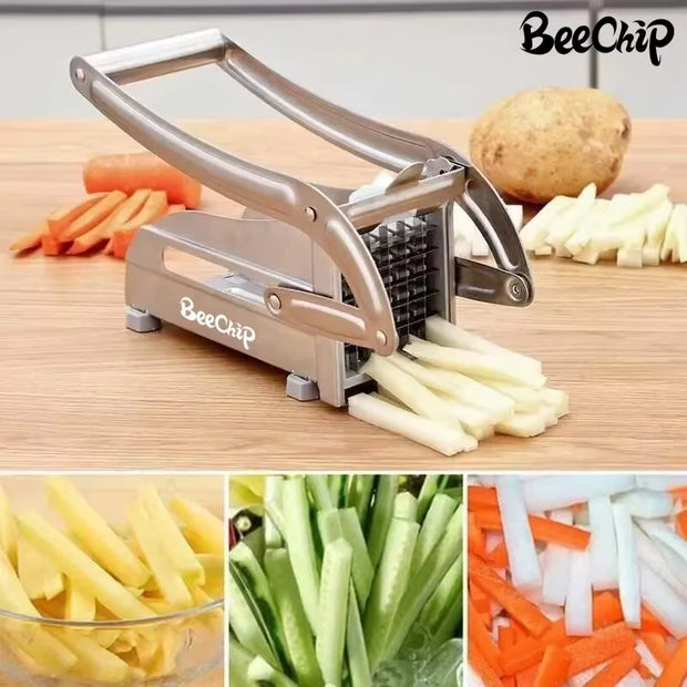 Cutting Potato Machine Multifunction Stainless Steel Cut Manual Vegetable Cutter Tool Potato Cut Cucumber Fruits and Vegetables