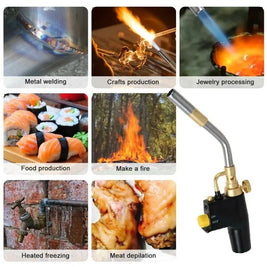 Propane Torch Head High Intensity Mapp Trigger Start Gas Torch Soldering Kit