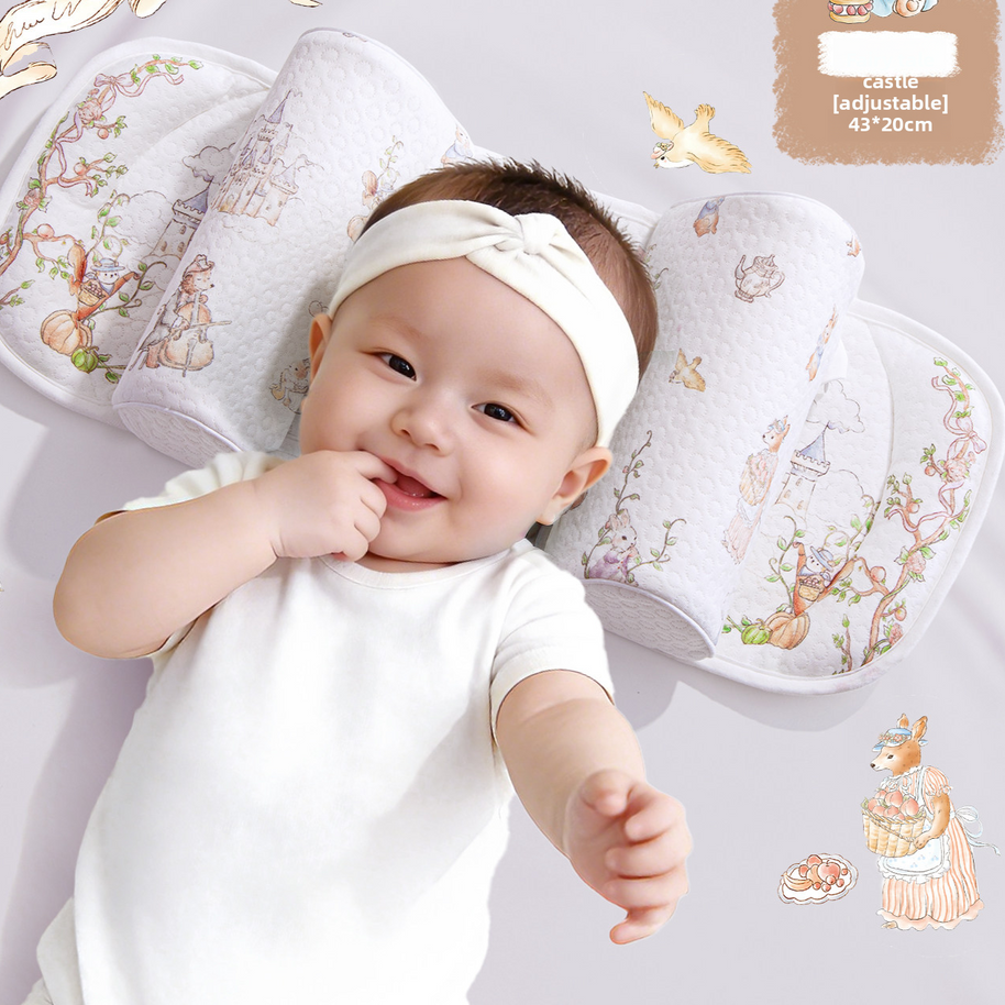 Baby Head Shaping Pillow with Adjustable Support