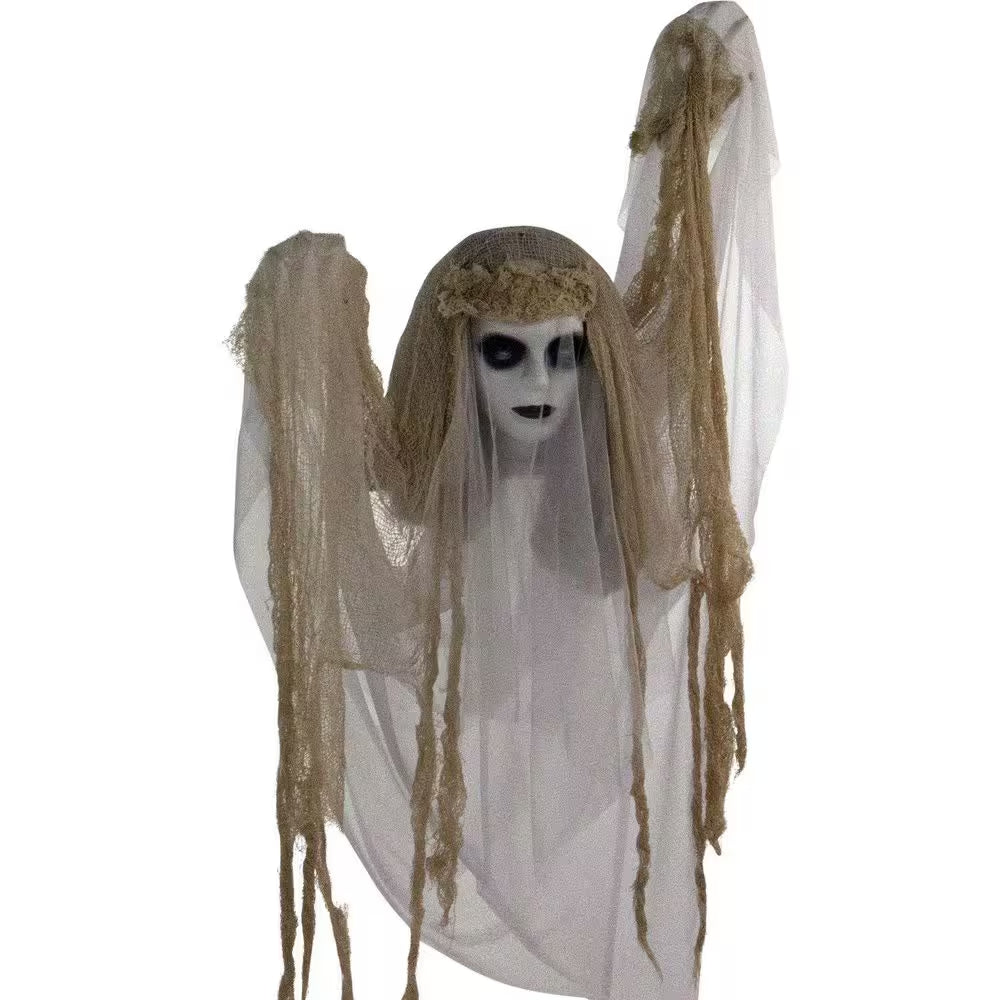 47.2 In. Animatronic Ghost Bride Halloween Decoration