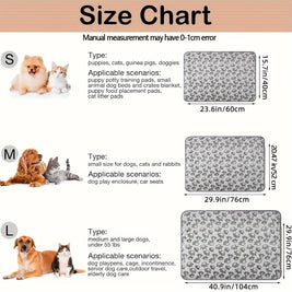 Soft Fluffy Pet Blanket – Cute Cartoon Pattern for Cats & Dogs
