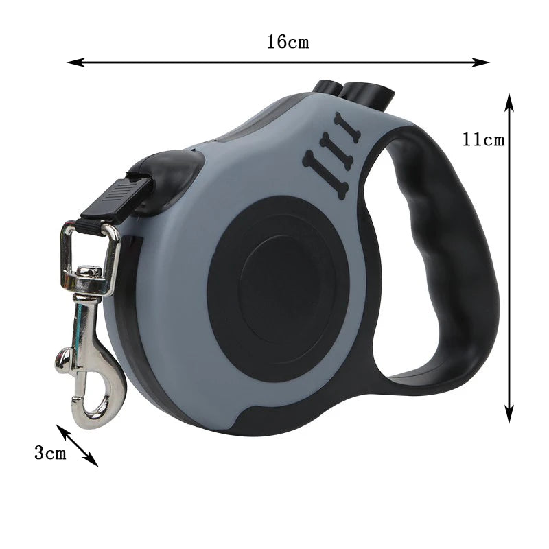 Automatic Retractable Dog Leash – Portable Telescopic Leash for Small & Medium Dogs