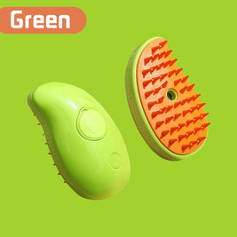 3-in-1 Electric Pet Brush – Hair Removal & Massage Comb for Cats & Dogs