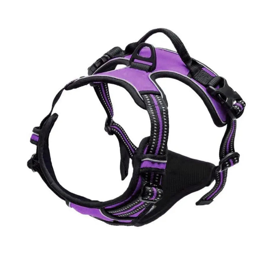 No-Pull Dog Harness with Front Clip – Reflective Heavy-Duty Harness for Large Dogs