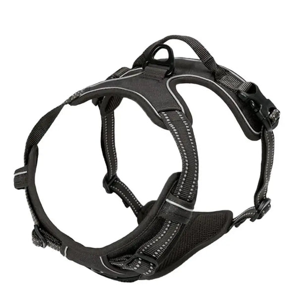 No-Pull Dog Harness with Front Clip – Reflective Heavy-Duty Harness for Large Dogs