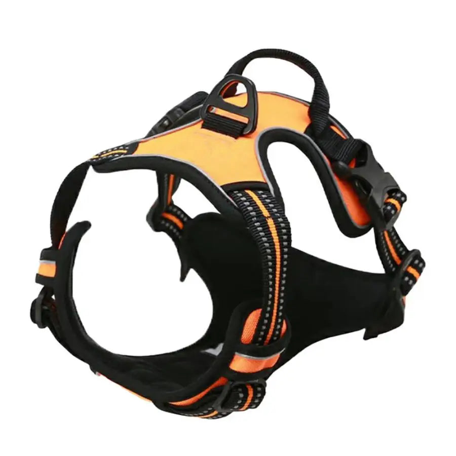 No-Pull Dog Harness with Front Clip – Reflective Heavy-Duty Harness for Large Dogs