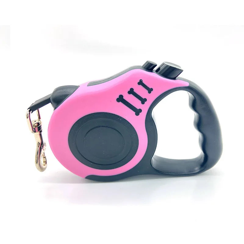Automatic Retractable Dog Leash – Portable Telescopic Leash for Small & Medium Dogs