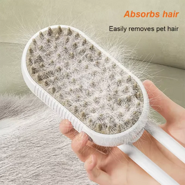 Steam Spray Pet Brush – Massage & Hair Removal Comb for Cats & Dogs