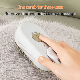 Steam Spray Pet Brush – Massage & Hair Removal Comb for Cats & Dogs