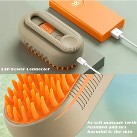 Steam Spray Pet Brush – Massage & Hair Removal Comb for Cats & Dogs